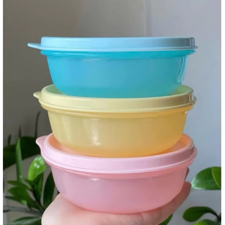 Bộ 3 Hộp Tupperware Trữ Mát và Khô Junior Bowl 300ml - Tupperware Trung Chính Hãng