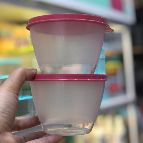 Set 2 Hộp tròn 400ml Tupperware