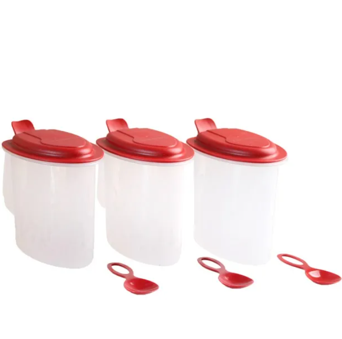 Tuptrung - Hộp Gia Vị Có Muỗng Nắp Bật 500ml Tupperware Salt N Spice (01 Hộp)