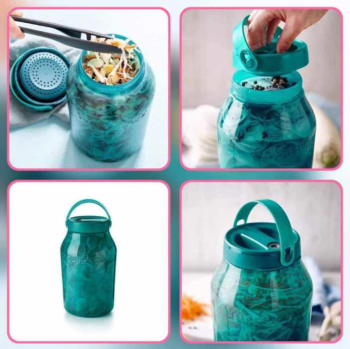 Bình  Tupperware Jar 3L& 4.5L - Có Quai  - New Tupperware Chính Hãng