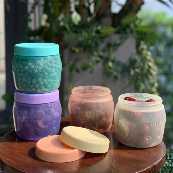 Bình Jar 325ml Tupperware - tím
