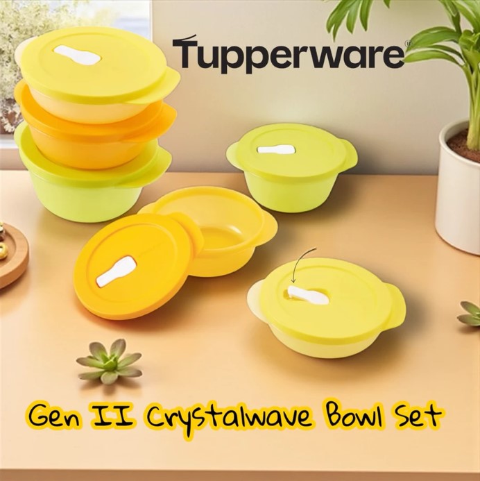 Hộp Tupperware Lò Vi Vóng Có Nút Thở - Tupperware Malaysia Chính Hãng
