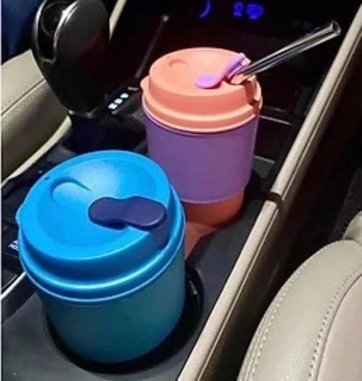 Tuptrung Ly Đựng Cafe Nhựa Coffe To Go 490ml