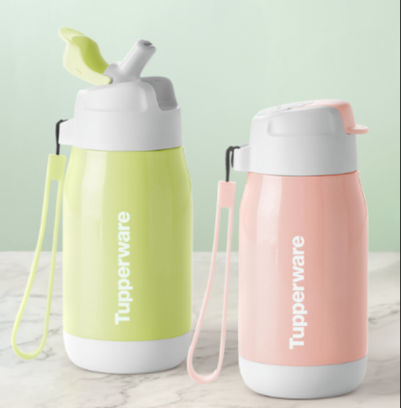 Bình Tupperware Giữ Nhiệt Lạnh Lohas 330m Có Ống Hút