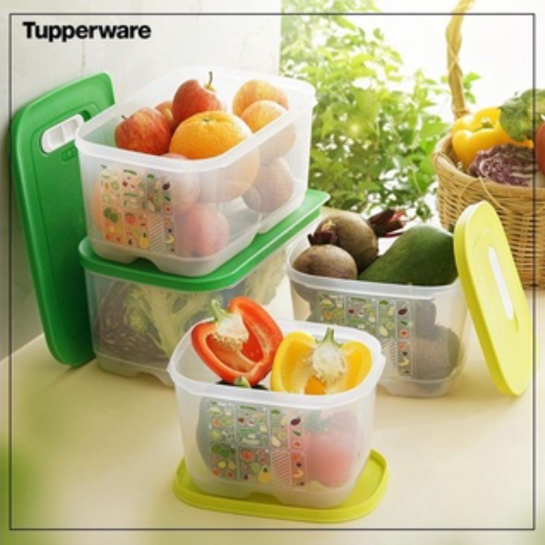 Hộp Trữ Mát Tupperware Ventsmart Có Nút Hô Hấp