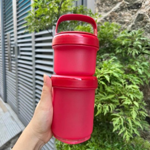 Tuptrung Bộ 02 Hộp Tupperware Twist N Snack (02 Hộp)