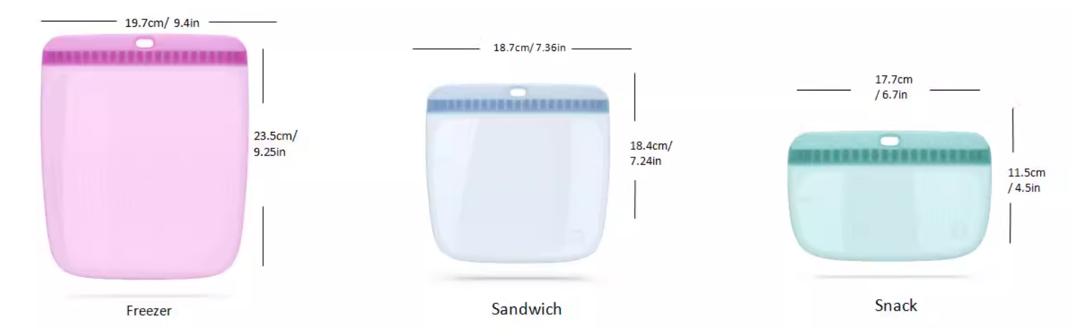 Silicon Tupperware 1.6 lít