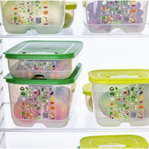 Bộ Hộp Trữ Mát Tupperware Ventsmart Hộp Có Nút Hô Hấp (06 Hộp)