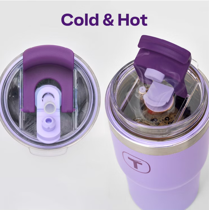Tuptrung - Ly Giữ Nhiệt Tupperware Big T Có Ống Hút 660ml / 1.1L
