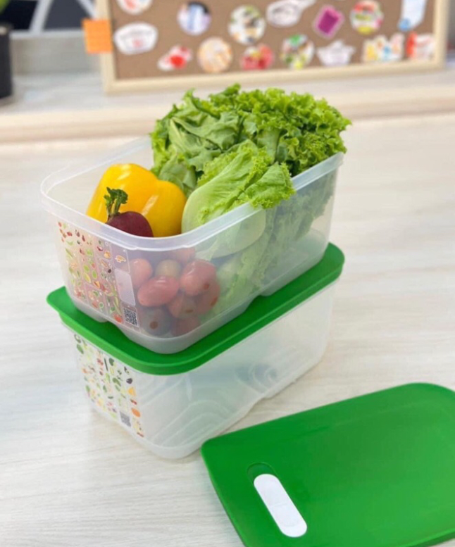 Hộp Trữ Mát Tupperware Ventsmart Có Nút Hô Hấp