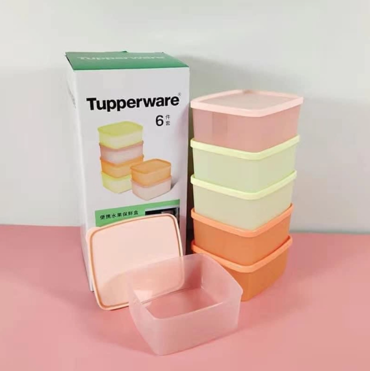 Bộ 6 Hộp Trữ Mát 400ml - Tupperware Trung Chính Hãng
