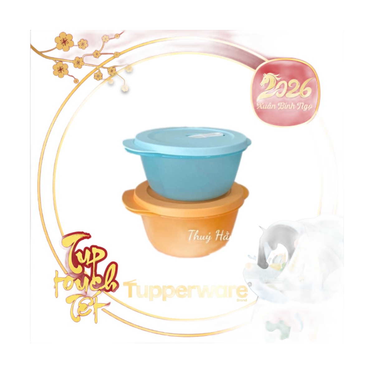 Hộp Tupperware Dùng Lò Vi Sóng 800ml