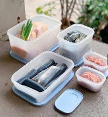 Bộ 4 Hộp Tupperware Trữ Đông Gen II (2 hộp 450ml và 2 hộp 1L) - Đông Dẻo Cao Cấp -  New Tupperware