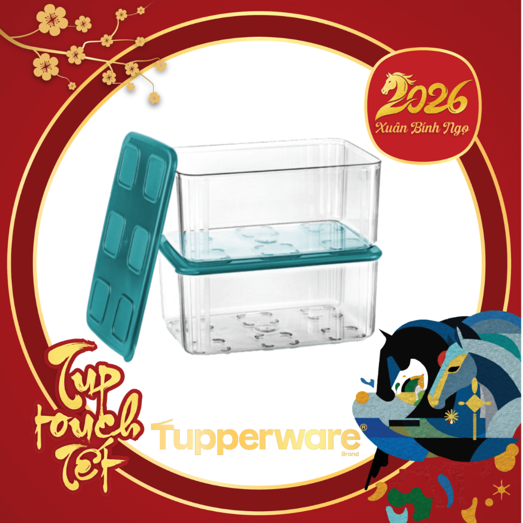 Hộp Tupperware Trữ Mát/Khô Clearmate Large 2.6L - Tupperware Malaysia Chính Hãng