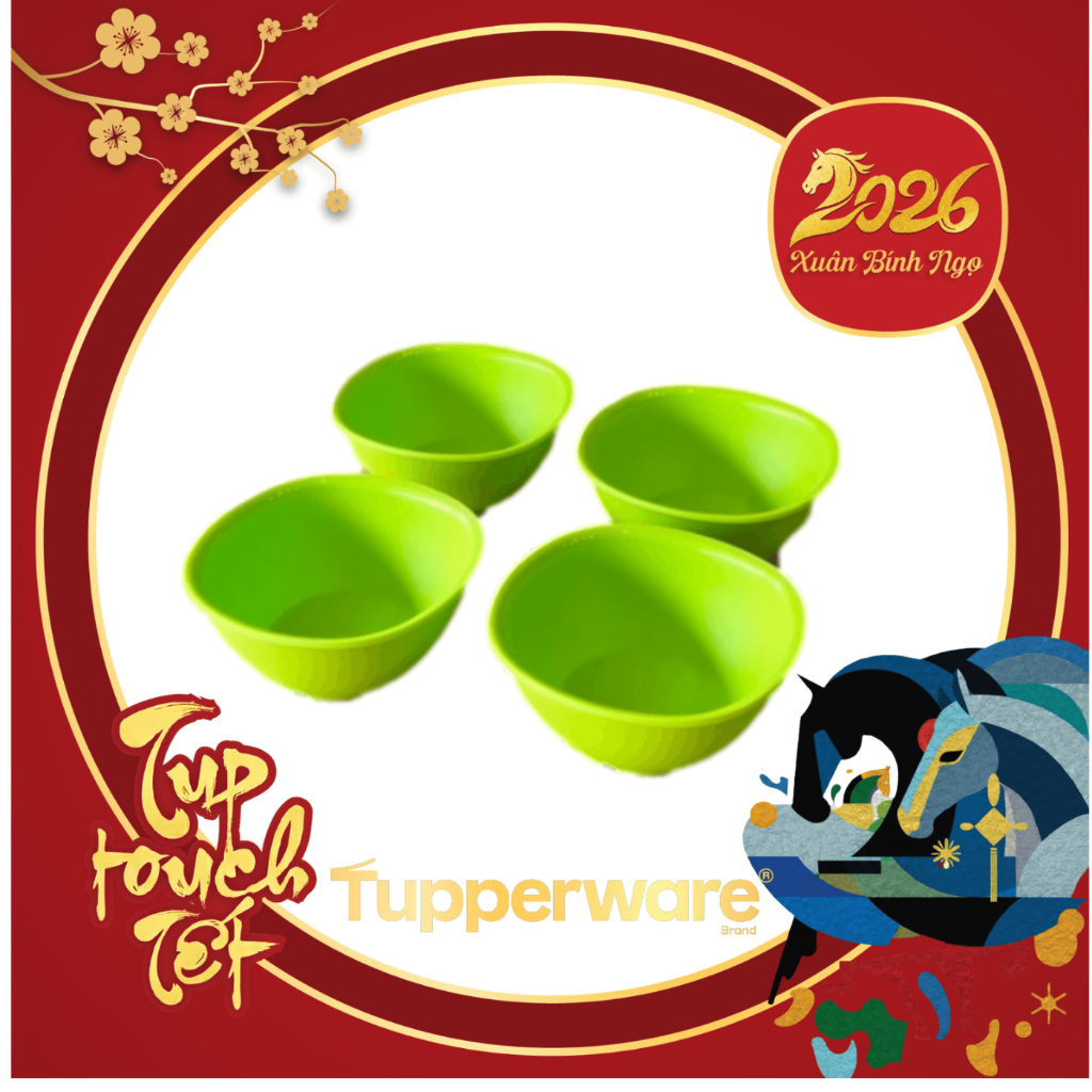 Bát/ Chén Tupperware Legacy Bowl 200ml - Tupperware Malaysia Chính Hãng