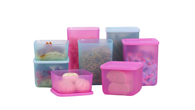 Bộ Hộp Tupperware Bảo Quản Thực Phẩm Pop Fiesta (8 Hộp)