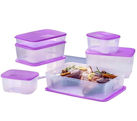Tupmalay - Bộ Hộp Tupperware Trữ Đông 7 essential (7 Hộp)