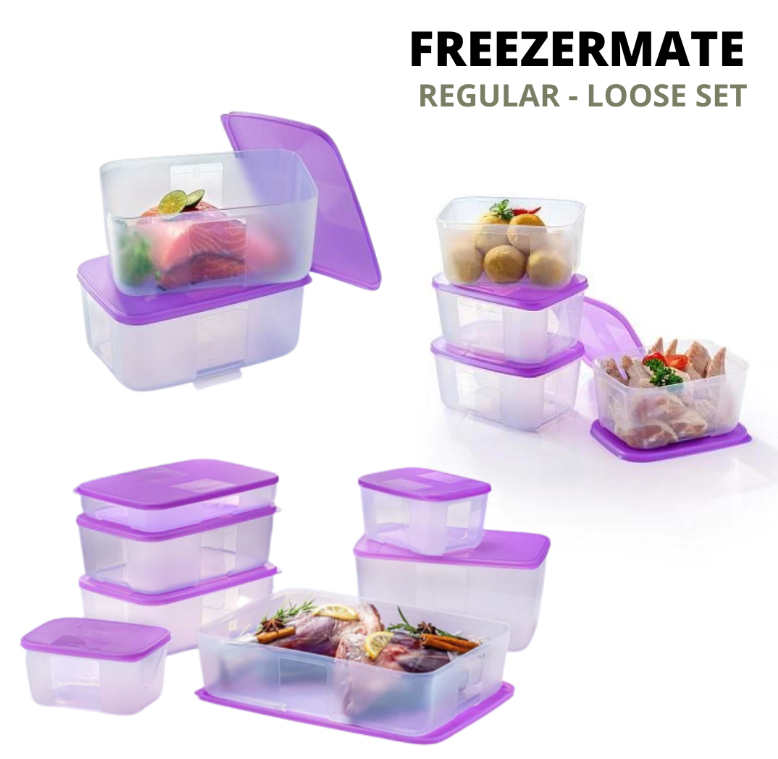 Tupmalay - Bộ Hộp Tupperware Trữ Đông 7 essential (7 Hộp)