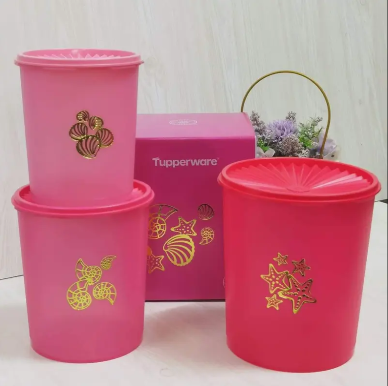 Tupmalay Set Hộp Hình Trụ Khô One Touch Có Hình Giữa Thân (01 Set)