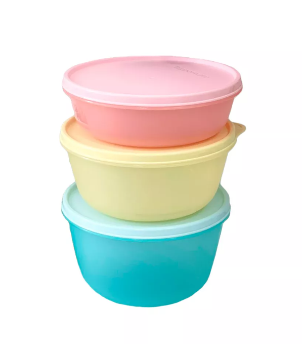 Tuptrung Set 3 Hộp Tròn Bowl Classic Wonderlier Mixing Bowl (1L + 1.5L + 2L)