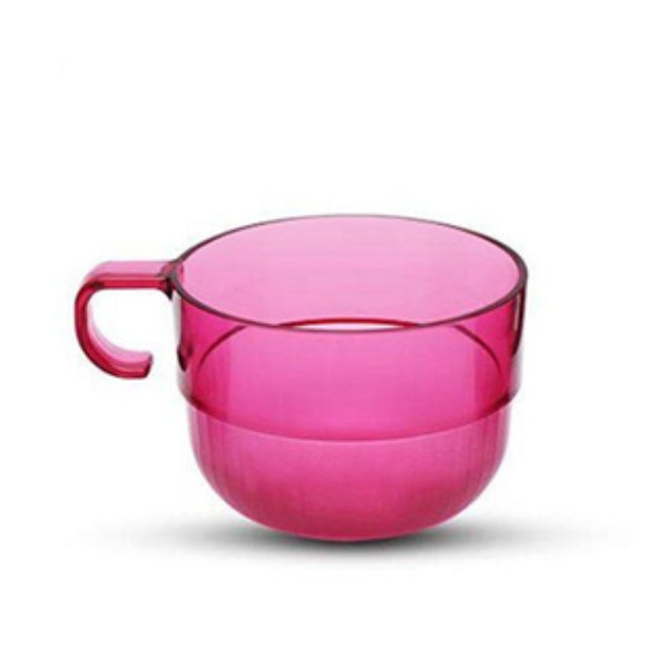 Set 4 Ly 190ml Tupperware - Hồng Đậm