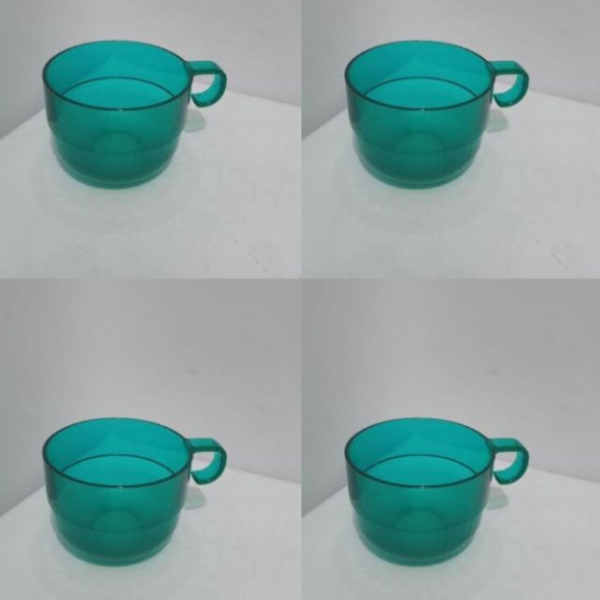 Set 4 Ly 190ml Tupperware - Xanh Lá