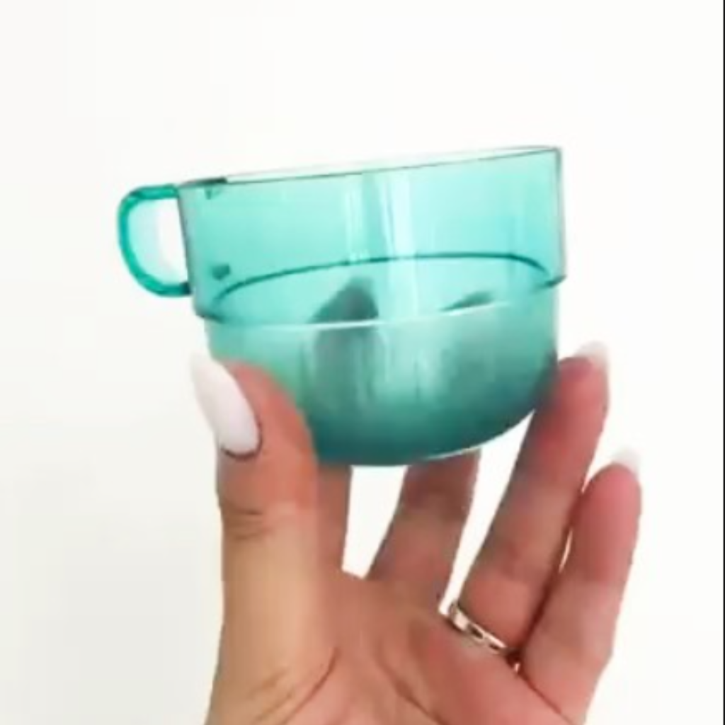 Set 4 Ly 190ml Tupperware - Xanh Lá