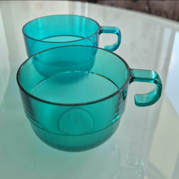 Set 4 Ly 190ml Tupperware - Xanh Lá