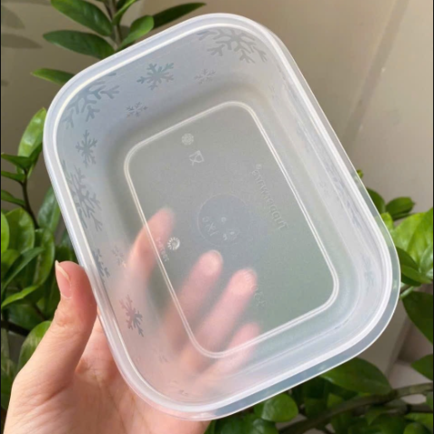 Bộ 6 Hộp Tupperware Trữ Đông 2h 450ml 2h 1.1L, 1h 1L & 1h 2.5L - Đông Thân Trong Bông Tuyết - Tupperware Trung Chính Hãng