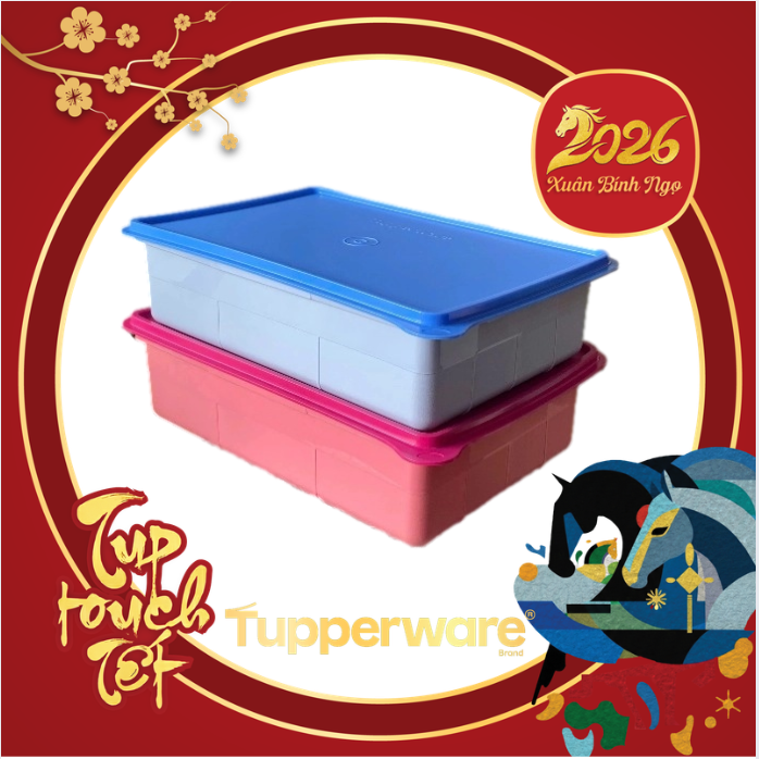 Tupmalay - Hộp đựng đa năng thực phẩm hoặc đồ dùng 4.4L - 2 tầng - Hobby Keeper 4.4L