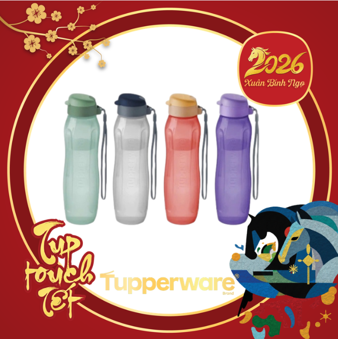 Bình Nước Tupperware Eco Gen II 1L - Tupperware Chính Hãng
