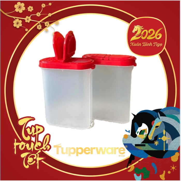 Hộp Round Tupperware Tròn  410ml - Thân Trong - Tupperware Malaysia Chính Hãng