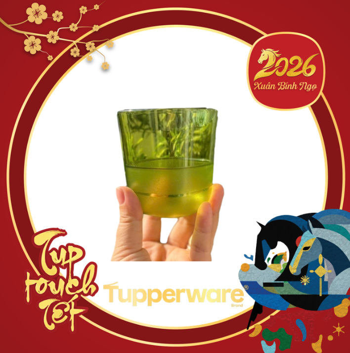Cốc Tupperware 230ml - xanh lá