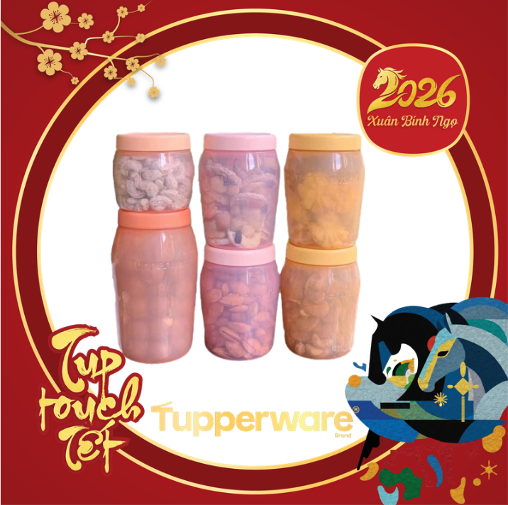 Hộp / Bình Jar đựng trà sữa, nước uống, gia vị...