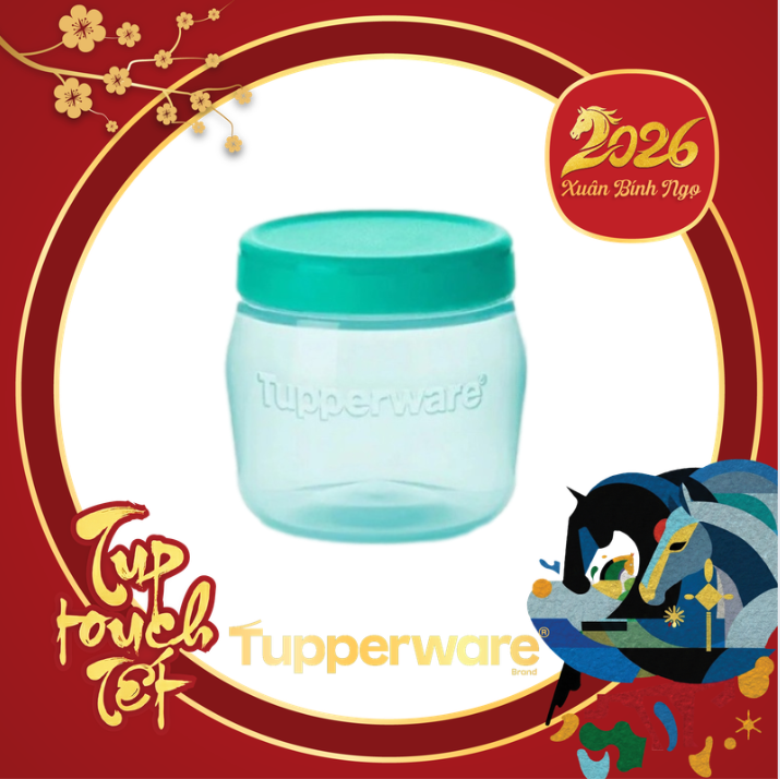 Bình Đựng Tupperware Jar 325ml - Màu Xanh