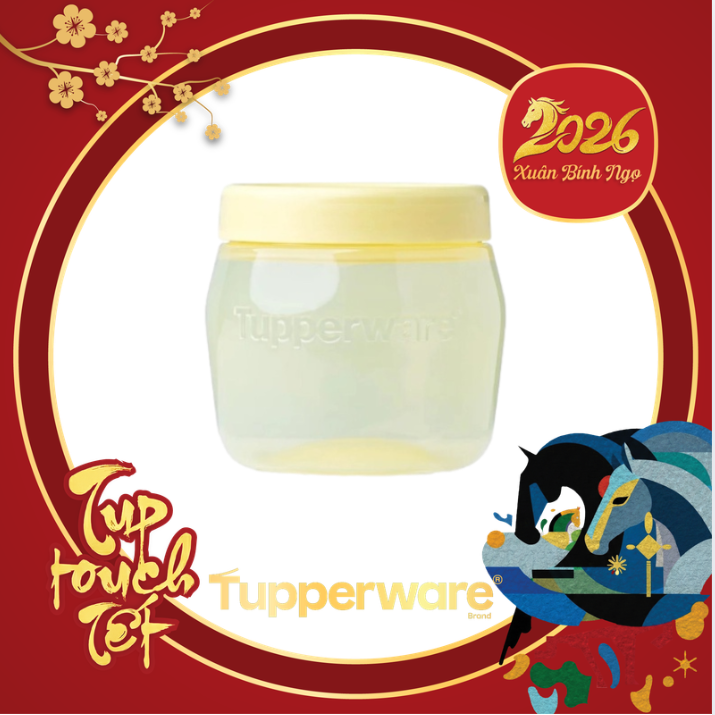 Bình Jar 325ml Tupperware - vàng