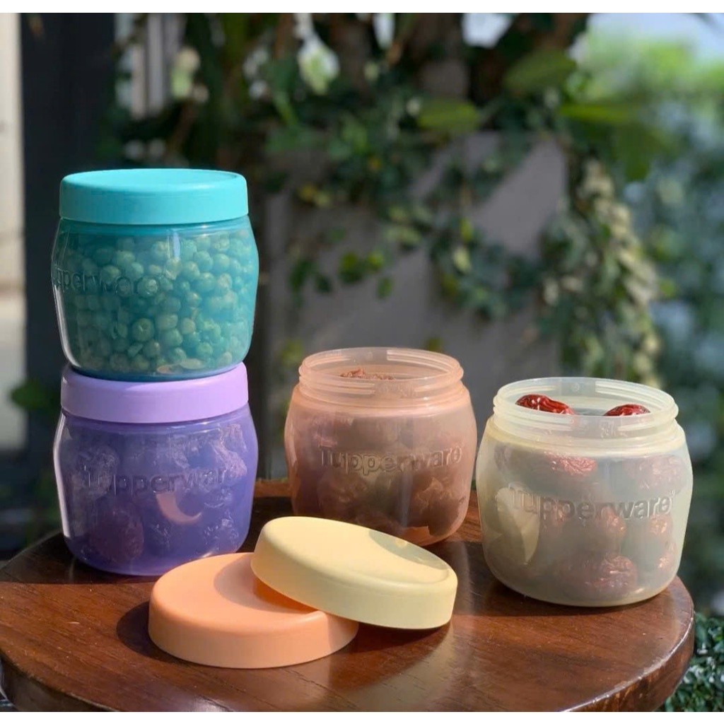Bộ 4 Bình Tupperware Universal Jar 325ml - Tupperware Trung Chính Hãng