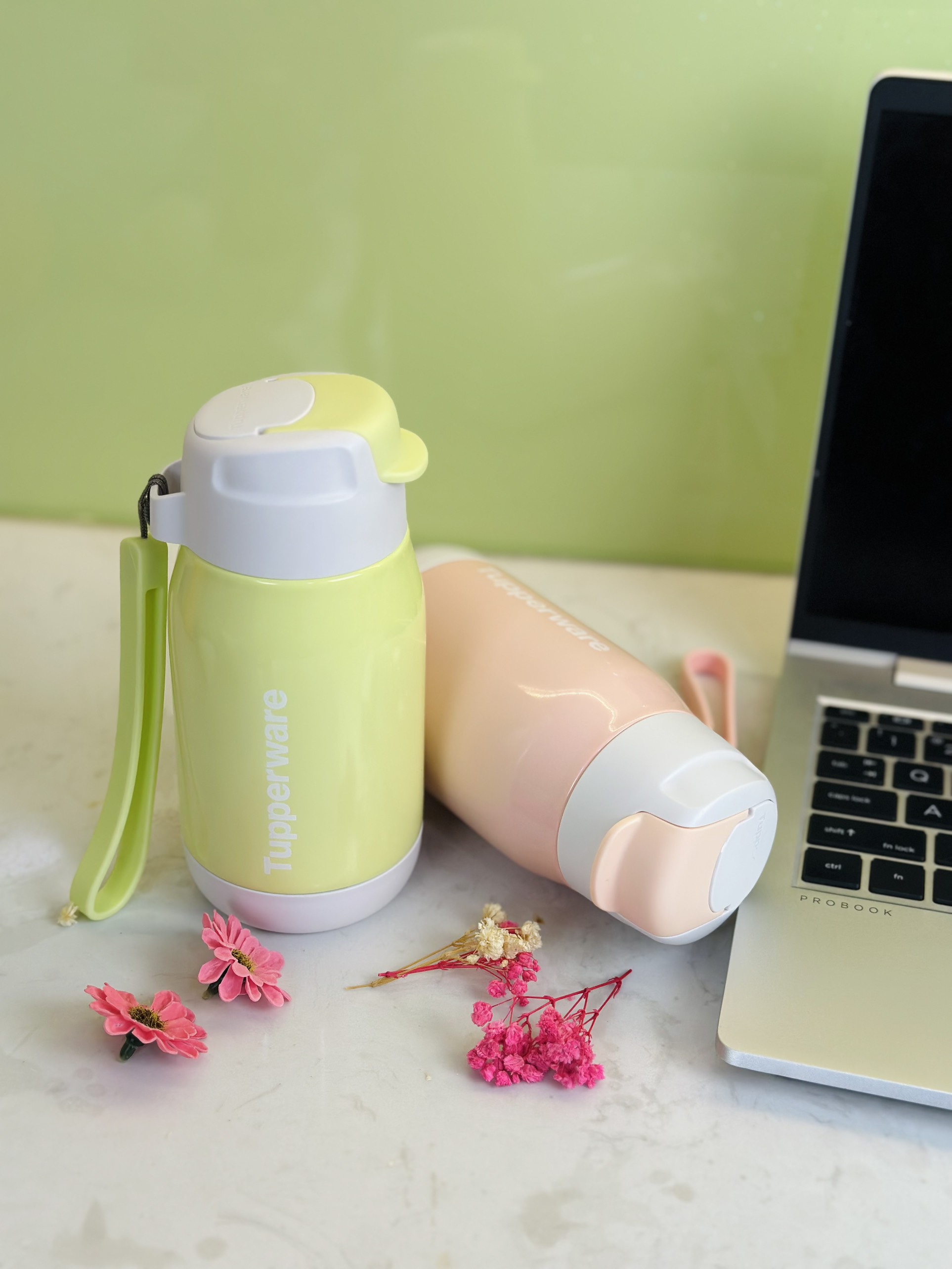Bình Tupperware Giữ Nhiệt Lạnh Lohas 330m Có Ống Hút