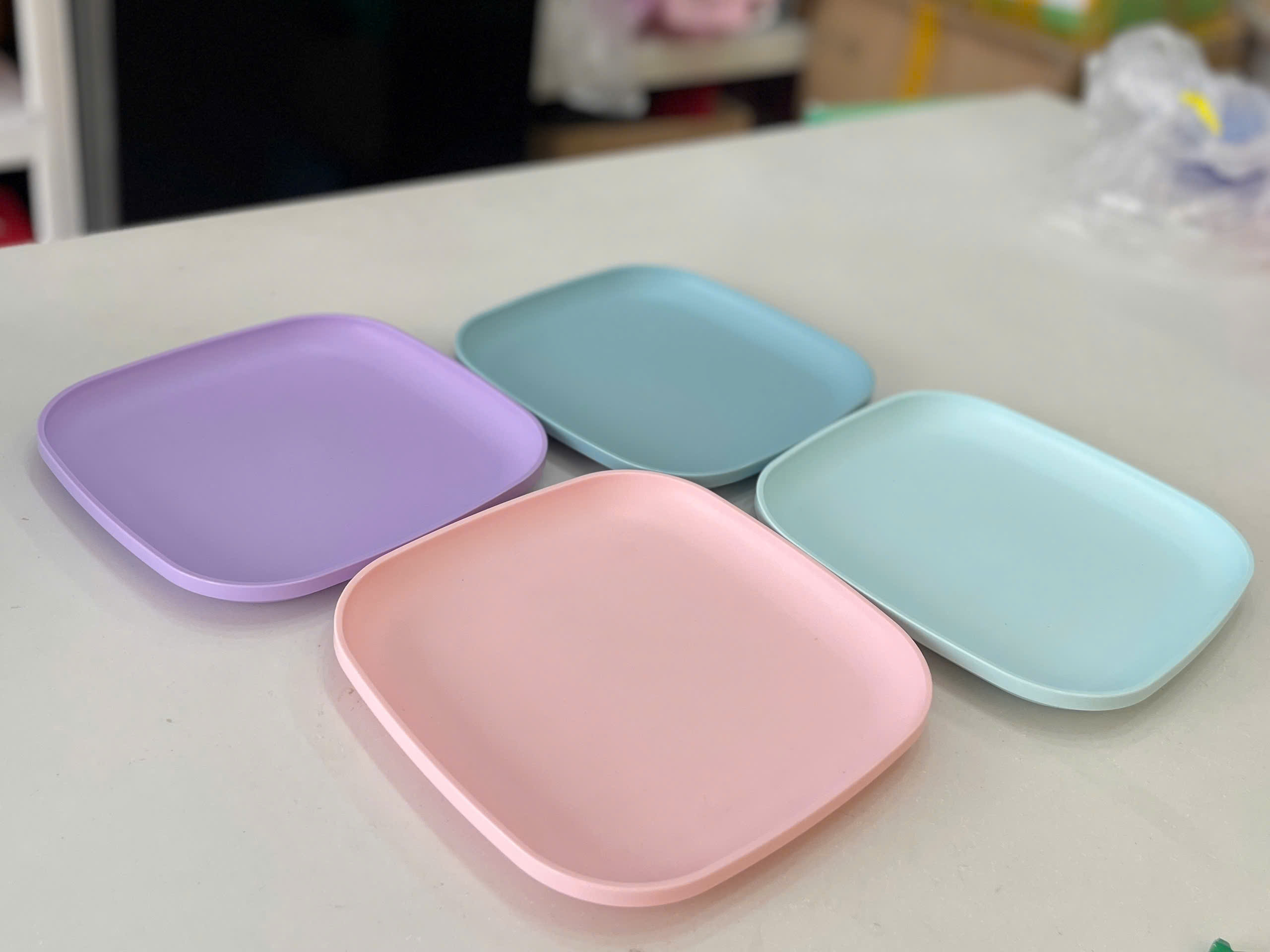 Combo Tuptrung Bộ Đĩa Vuông 20cm 4 Màu