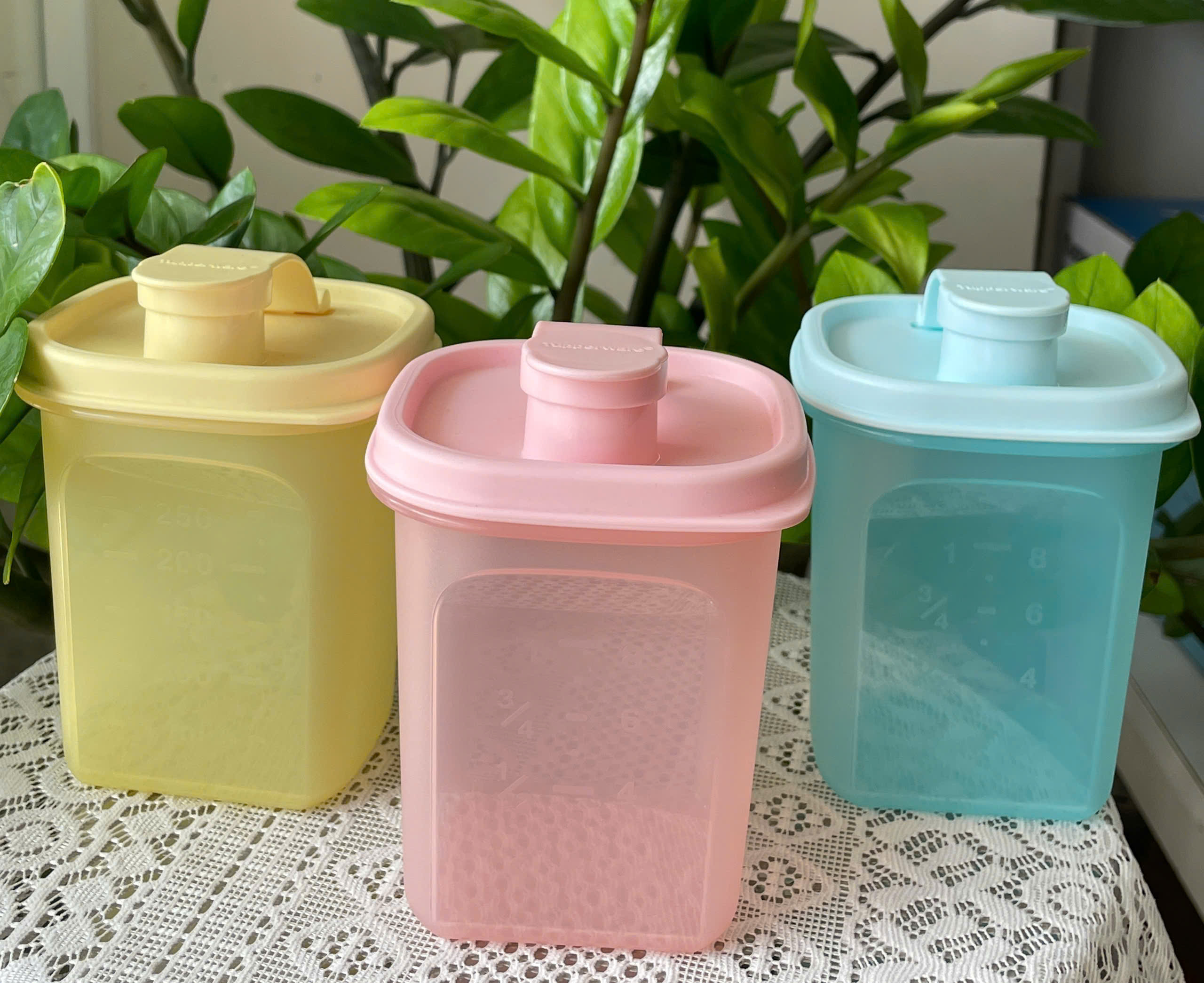 Bộ3 Bình Tupperware Slim 350ml - Tupperware Trung Chính Hãng