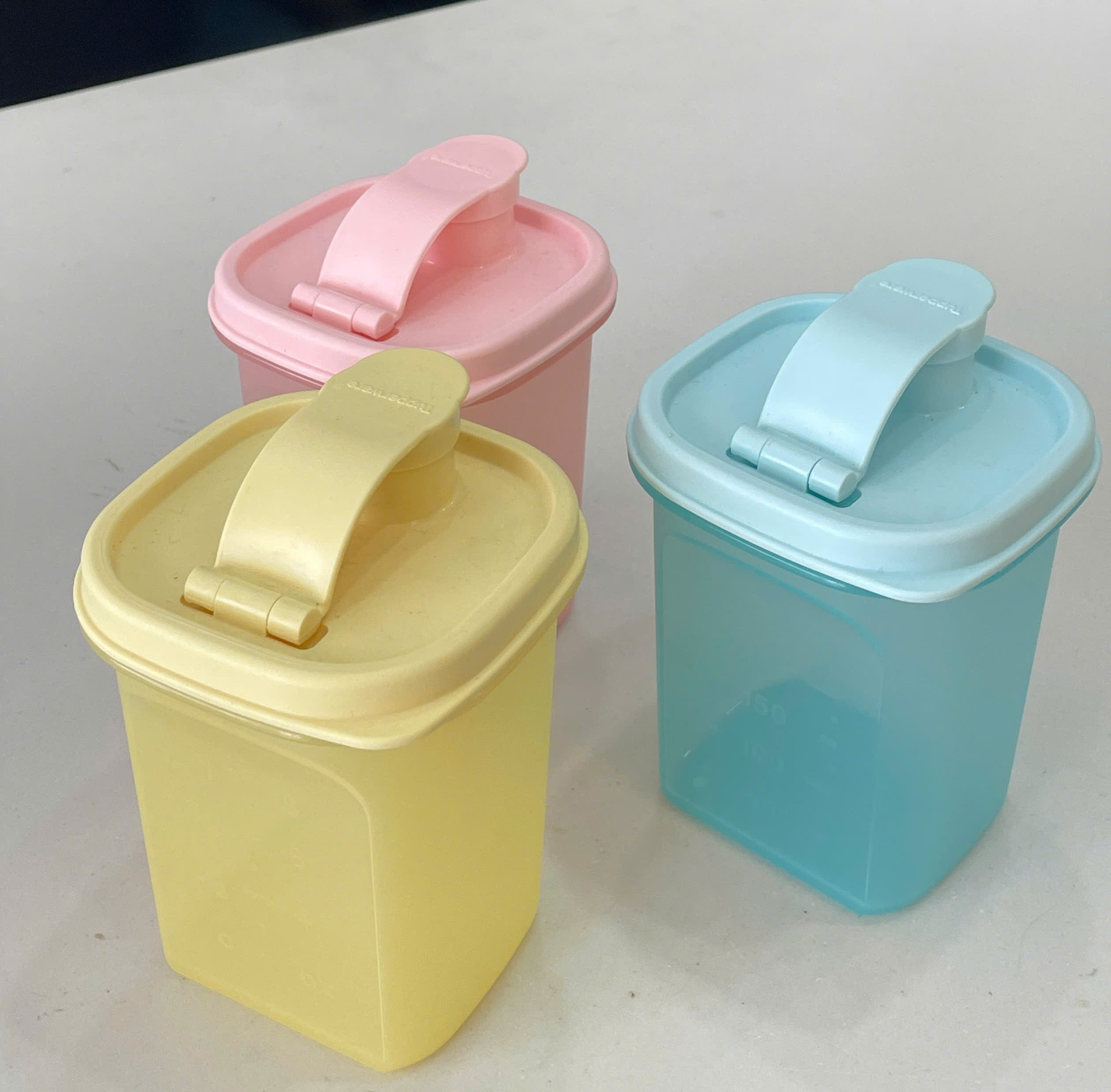 Bộ3 Bình Tupperware Slim 350ml - Tupperware Trung Chính Hãng