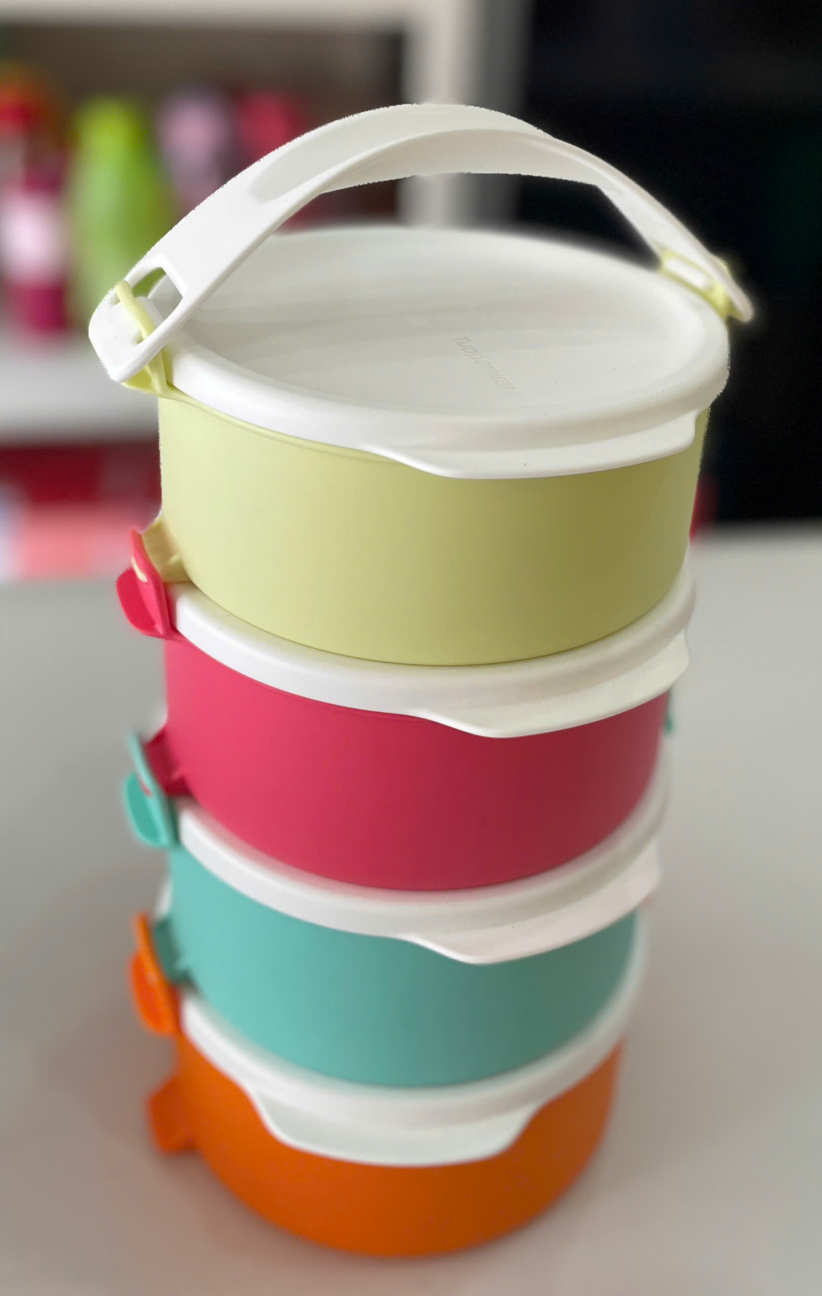 Tuptrung Bộ Hộp Cơm Tupperware Small Round Click To Go Màu mới 2023