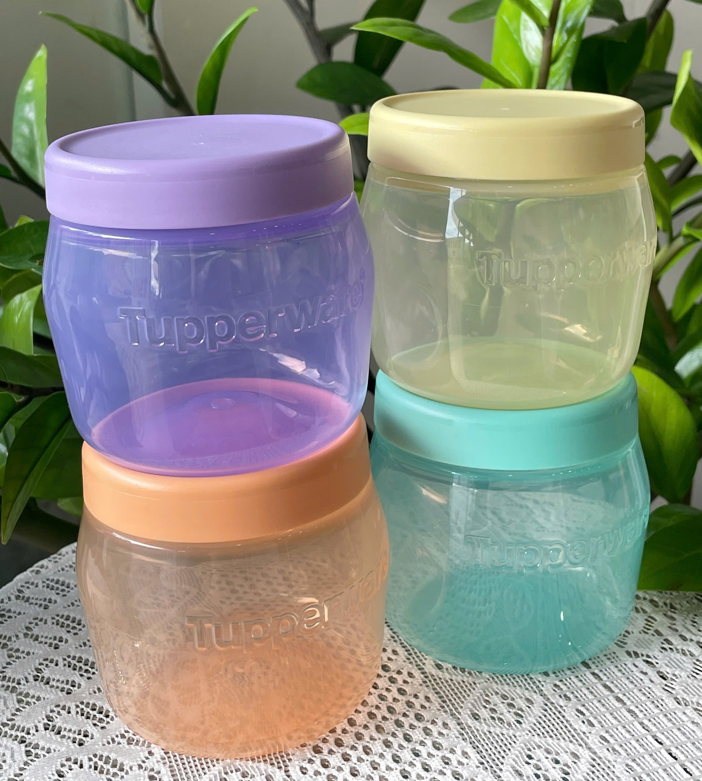 Combo Tuptrung 4 Hộp Bình Jar 325ml