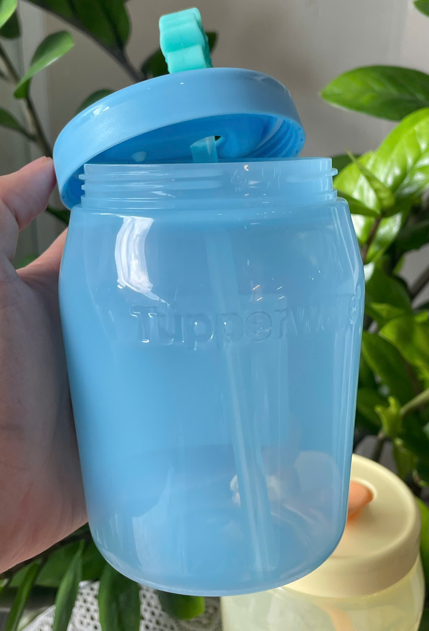 Hộp Jar 550ml có ống hút