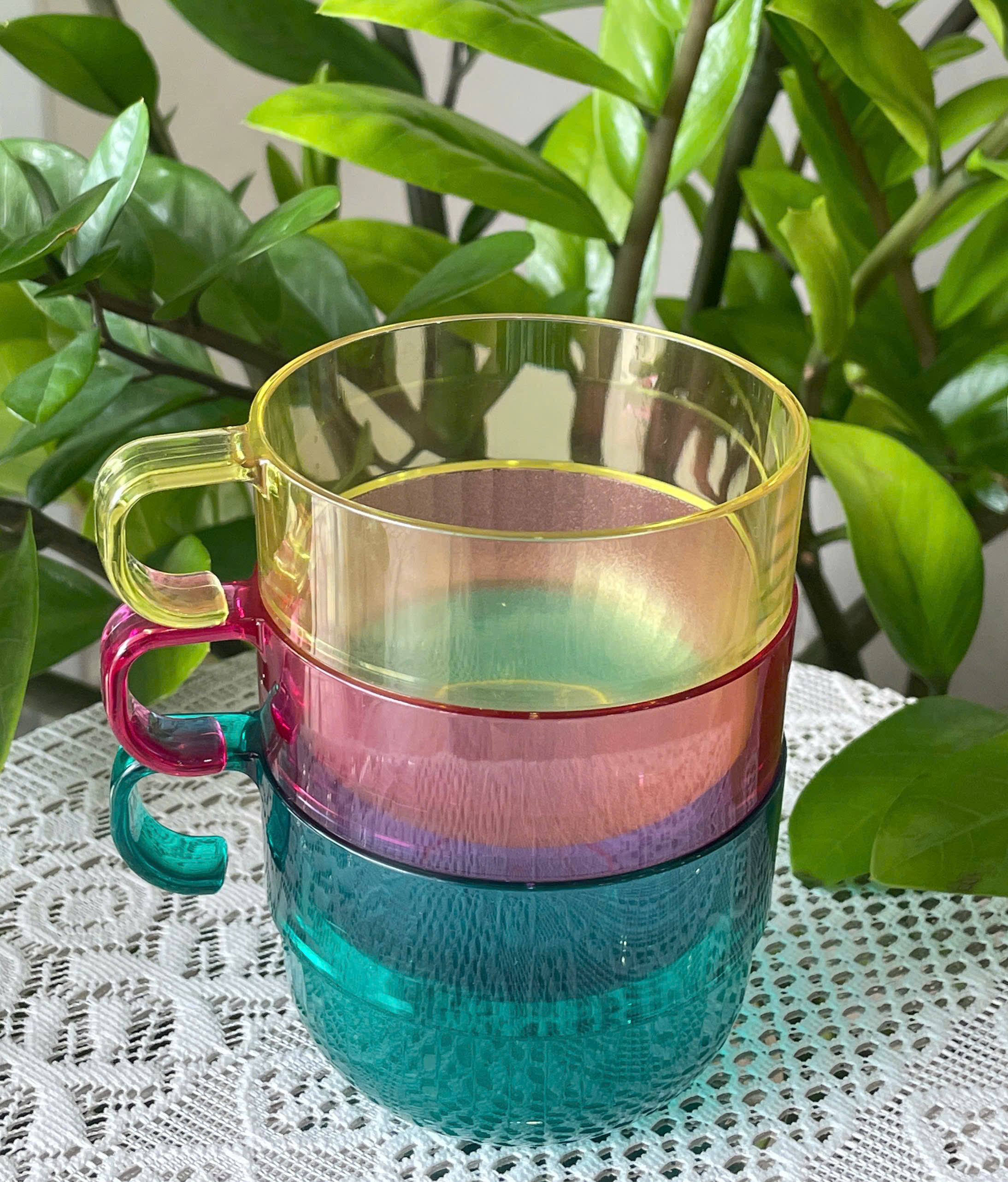 Tuptrung - Cốc Tupperware 190ml - màu vàng
