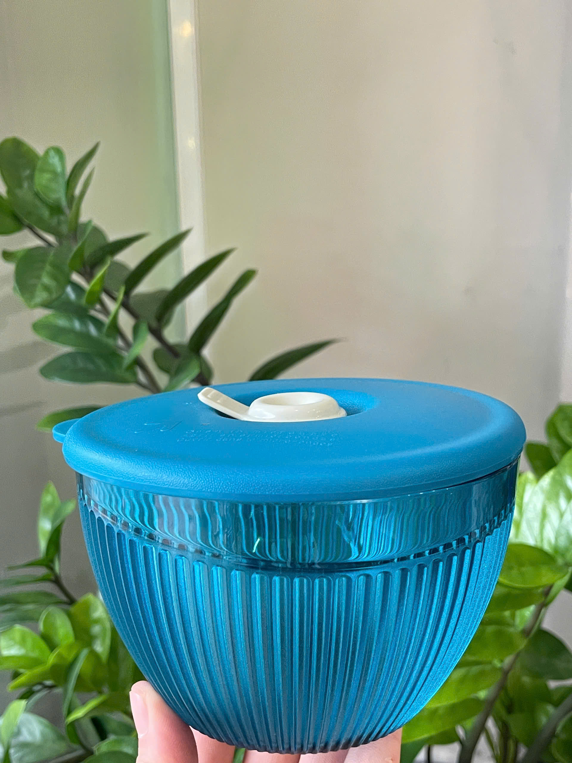 Tô có tay cầm 500ml quay lò vi sóng - xanh