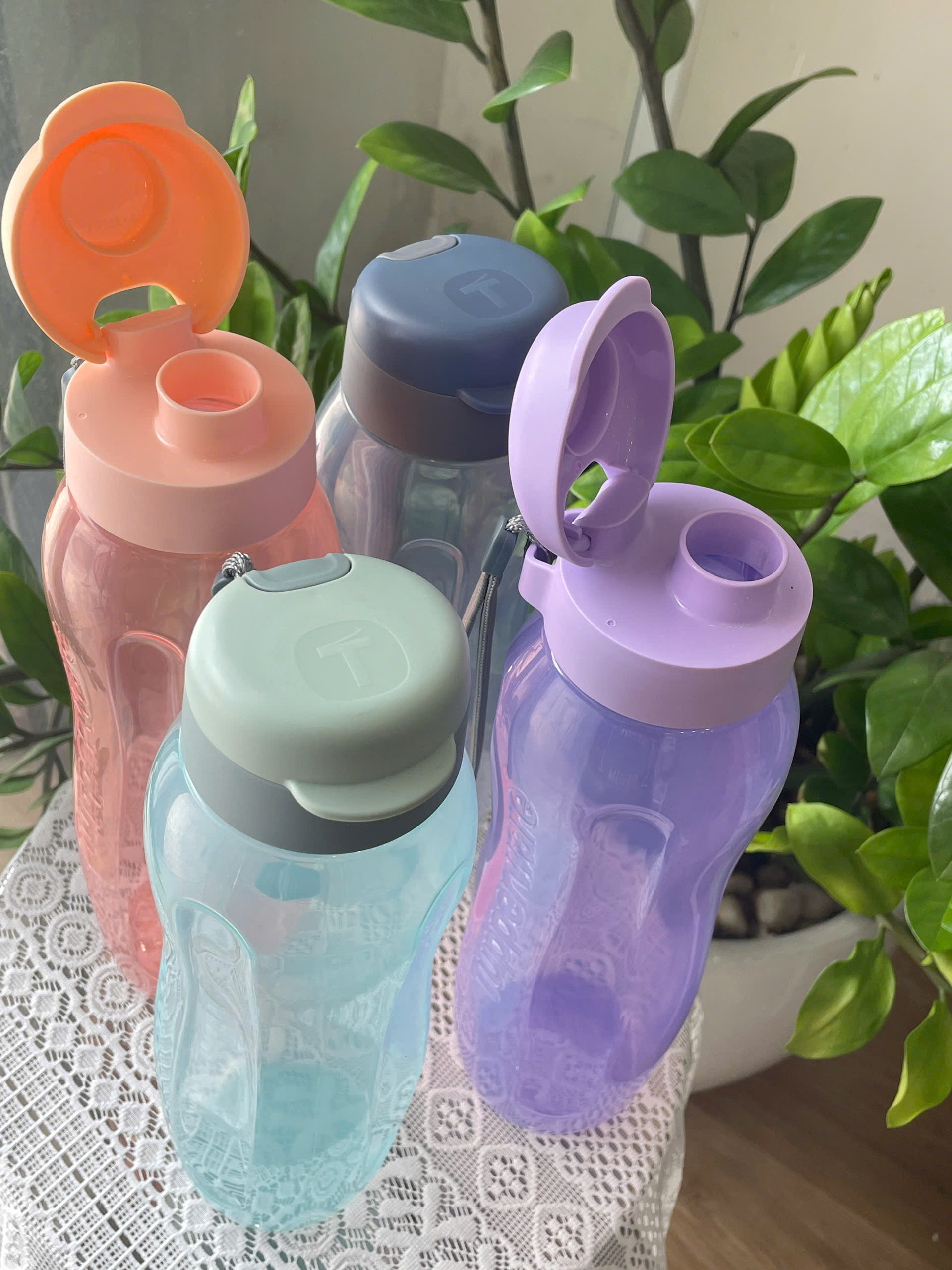 Bình Nước Tupperware Eco 1L Màu Tím