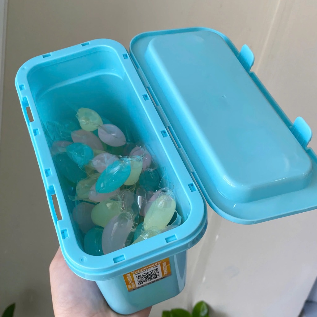 Tuptrung - Hạt giặt 3 trong 1 chính hãng Tupperware làm sạch và khử trùng bằng enzyme hoạt tính mà không có chất huỳnh quang