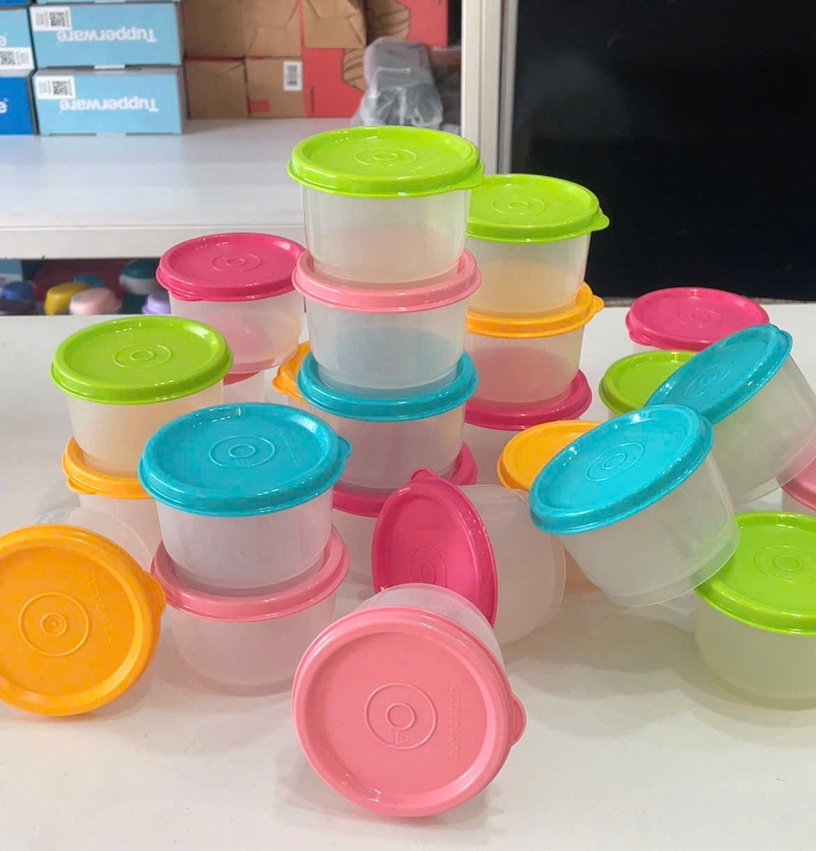 Set 4 Hộp 130ml Tupperware