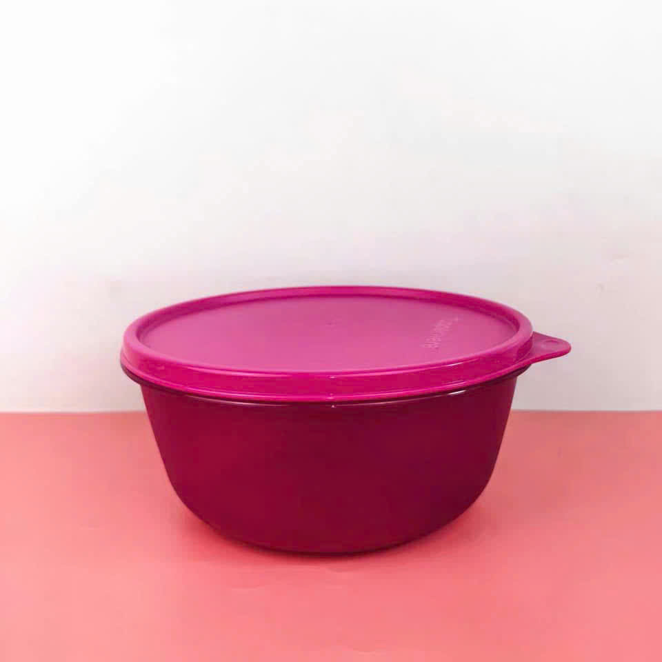 Tuptrung - Hộp Bowl tròn tươi mát Tupperware gồm hộp 1L + 1.5L + 2L